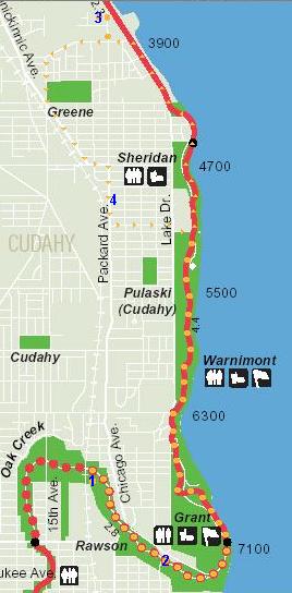 map of ride