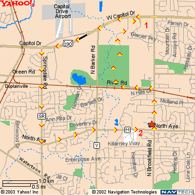 map of ride