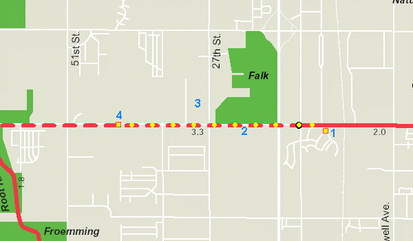 map of ride 11/7/03