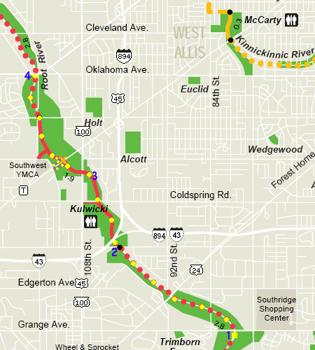 map of ride 6/8/2004