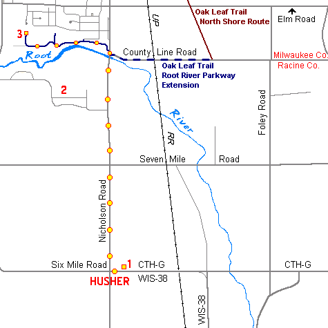 map of ride 8/29/2004