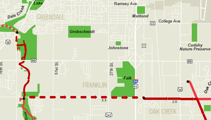 map of ride