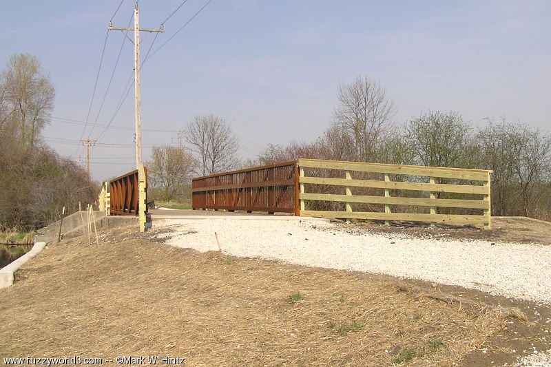 Muskego WEPCO Trail bridge over Wind Lake Canal