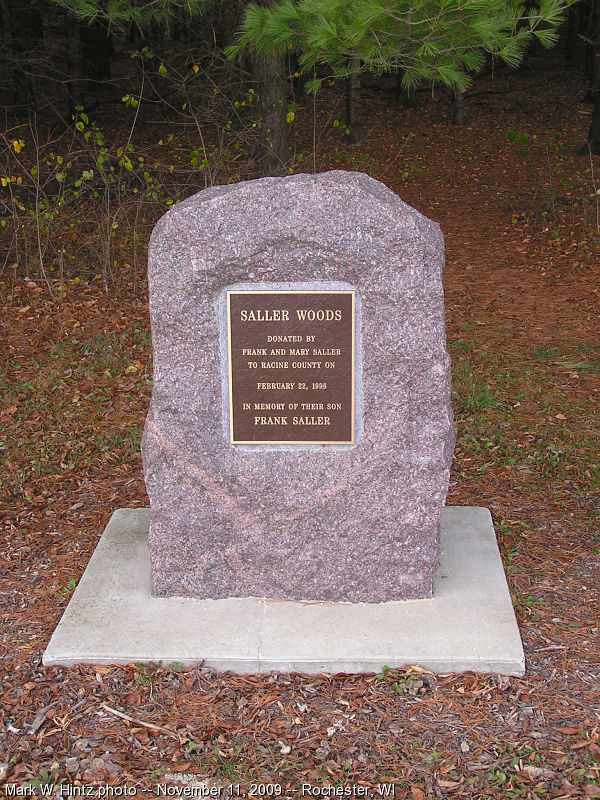 Saller Woods marker