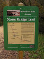 Stone Bridge Trail sign