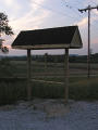 sign shelter at the east end of the White River State Trail