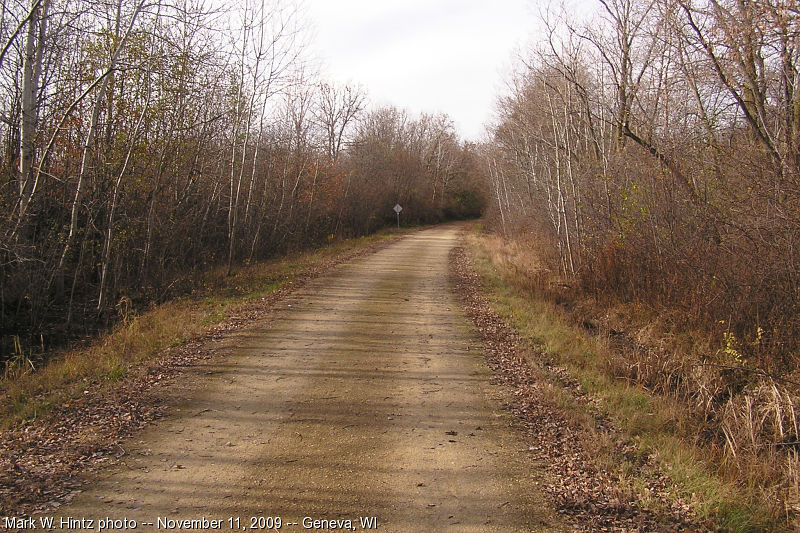 White River State Trail west of Bowers Road