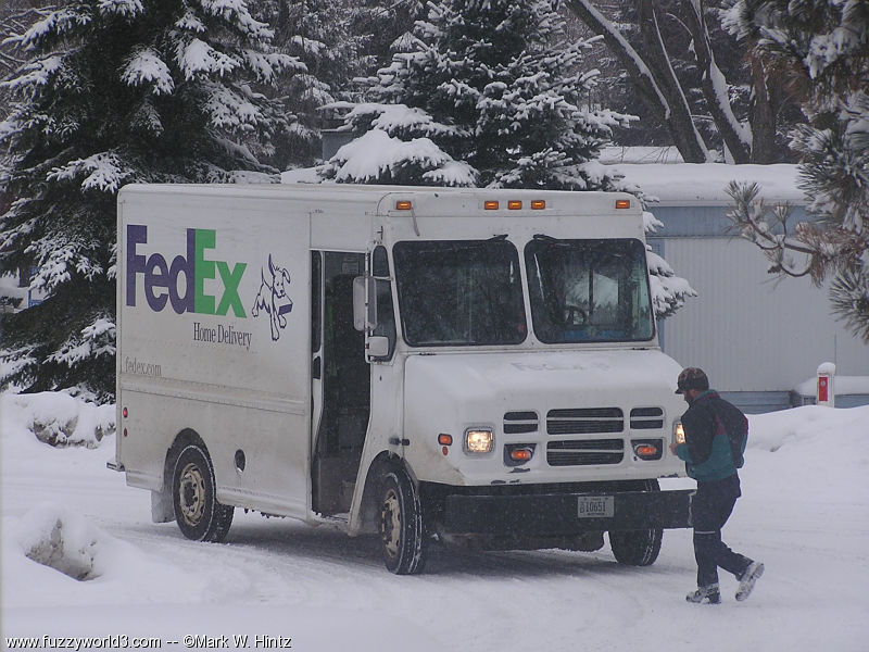 FedEx Home Delivery truck