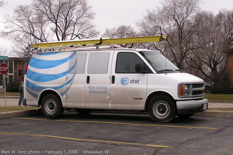 AT&T van