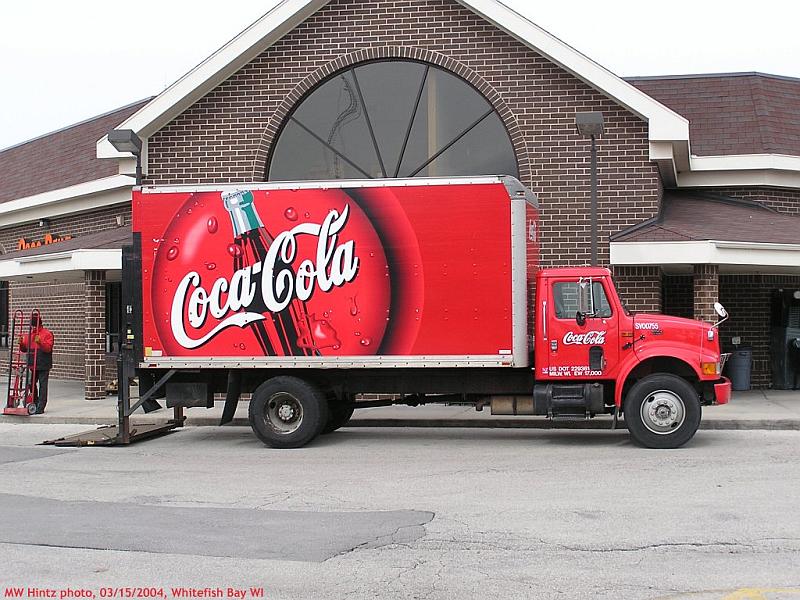 Coca-Cola truck, Whitefish Bay WI