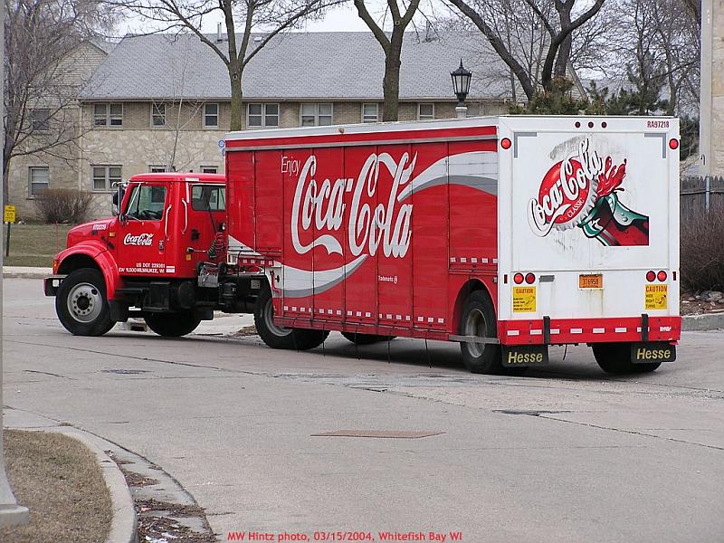 Coca-Cola truck in Whitefish Bay, WI