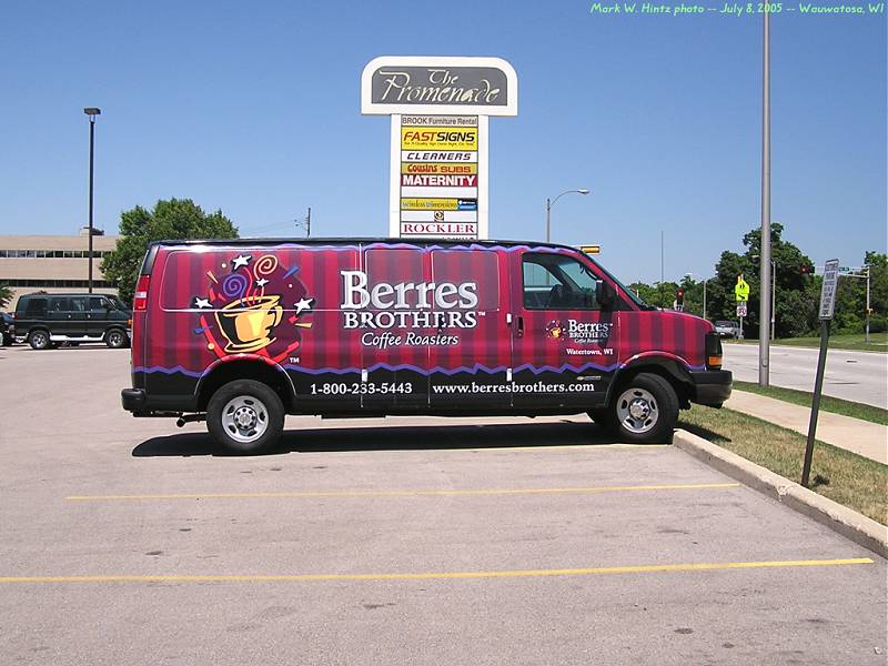 Berres Brothers Coffee van in Wauwatosa, WI