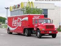 Coca-Cola truck at bp/McDonald's in Waterford