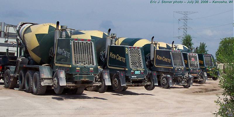 Ken-Crete cement trucks