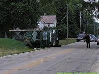 Garbage Truck Crash, Mount Pleasant WI 7/5/05