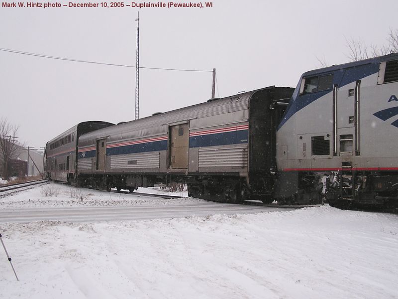 Amtrak baggage car