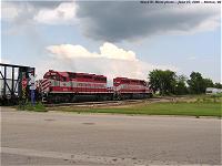 WSOR 4005 and 4003 on JH27 and an unusual cloud