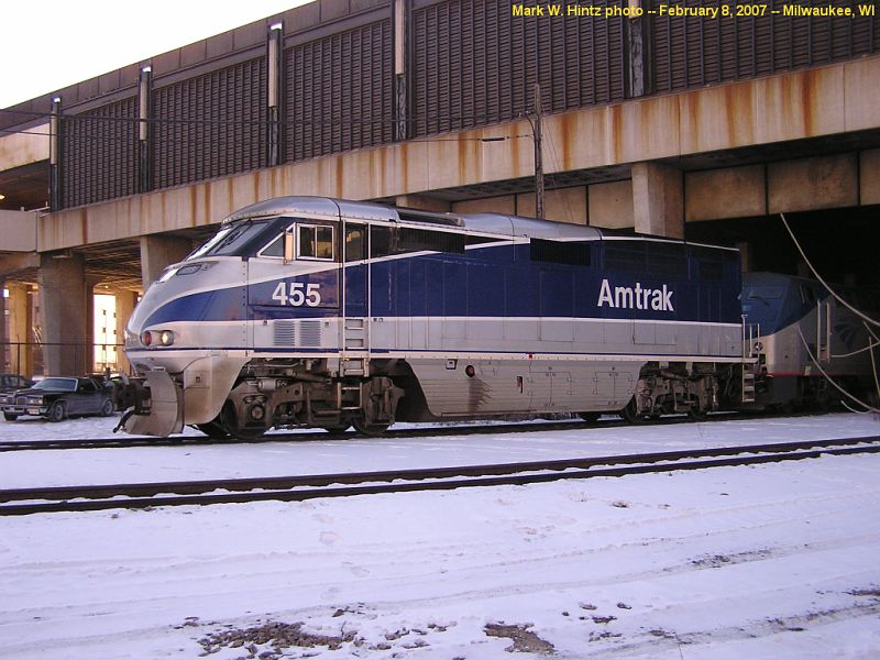 Amtrak EMD F59PHI 455