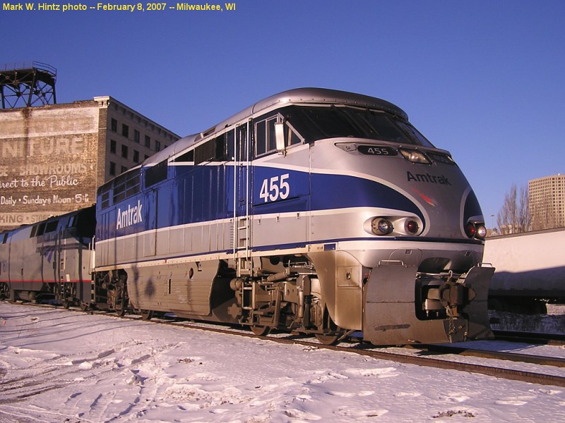 Amtrak EMD F59PHI 455