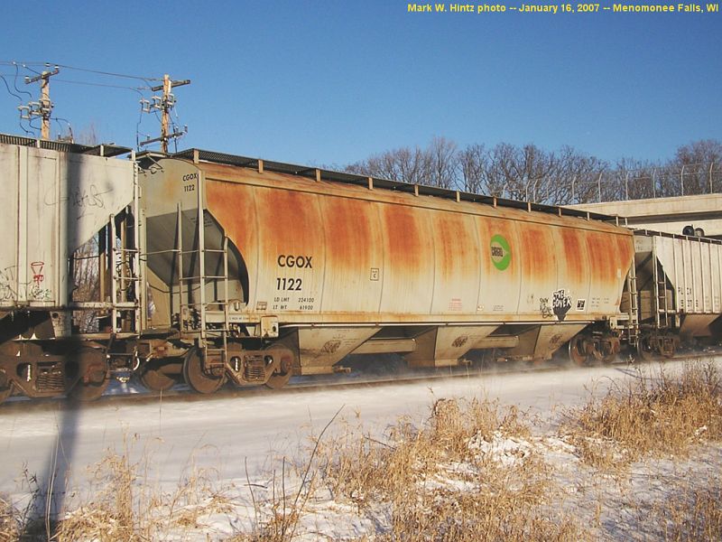 CGOX (Cargill) covered hopper 1122