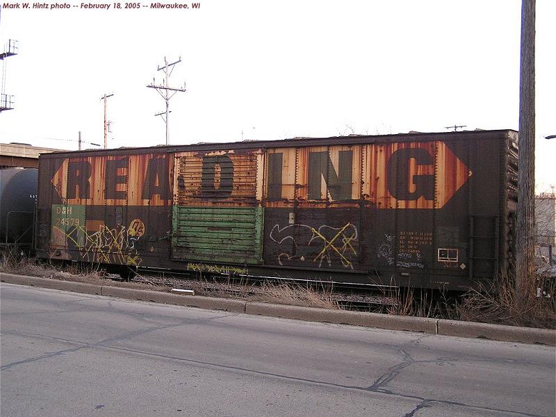 D&H boxcar 24579 (ex-Reading)