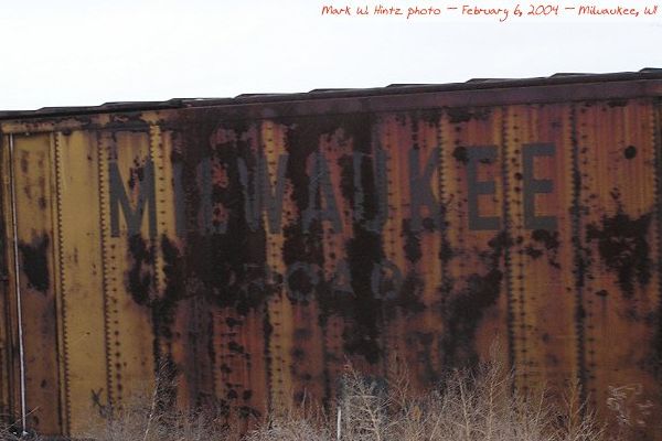 Milwaukee Road lettering