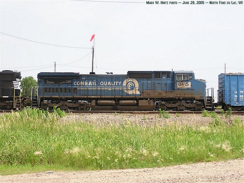 PRR GE C40-8W 8415 (ex-CR)