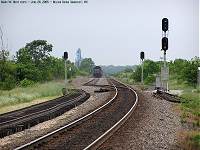 GCFX EMD SD40-3 6077 on Nelson Siding