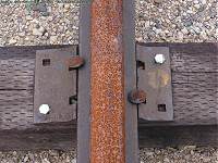 tie plate on Nelson Siding extension