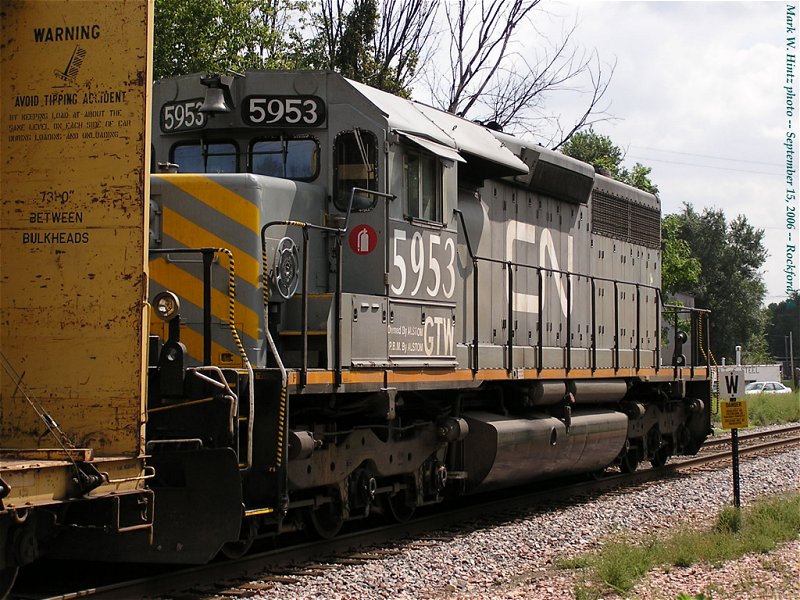 GTW EMD SD40-2 5953 (CN, ex-KCS)