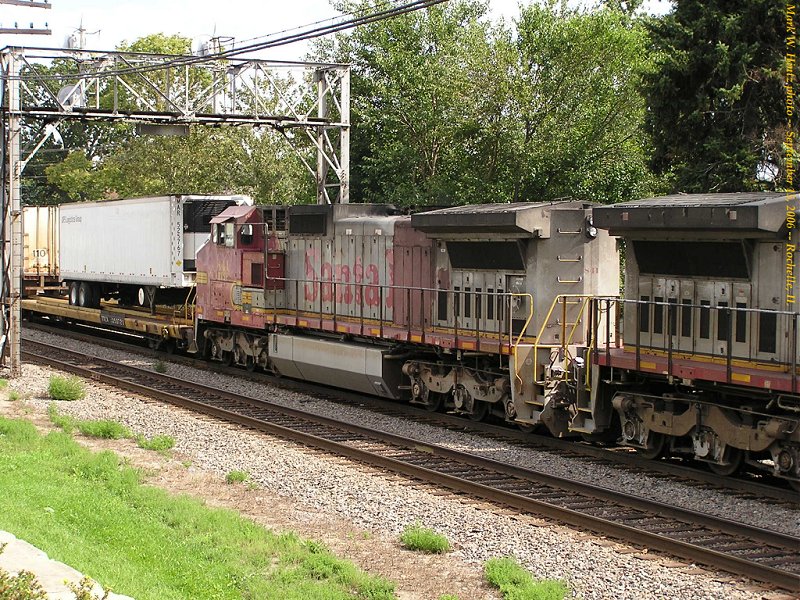 BNSF GE C40-8W 841 (ex-ATSF)