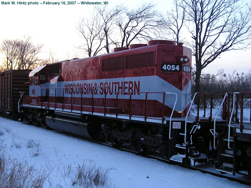 WSOR EMD SD40-2 4054