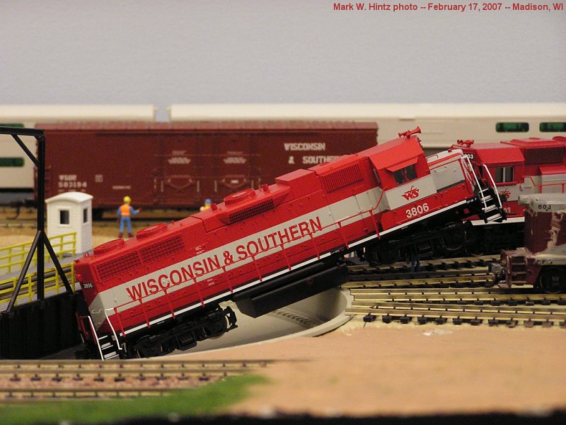 HO scale model of WSOR 3806