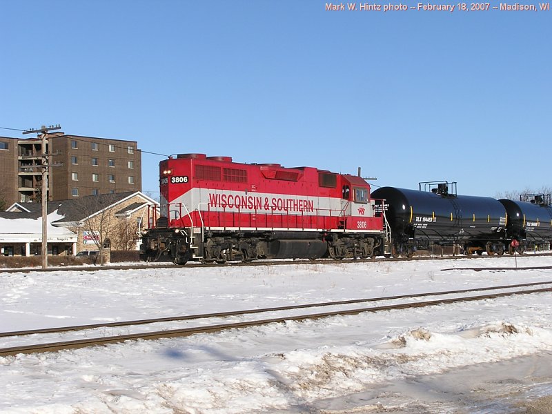 WSOR EMD GP38AC 3806