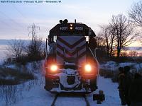 WSOR EMD SD40-2 4051 with both ditch lights working