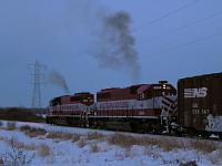 WSOR EMD SD40-2s 4051 and 4054 on JH16