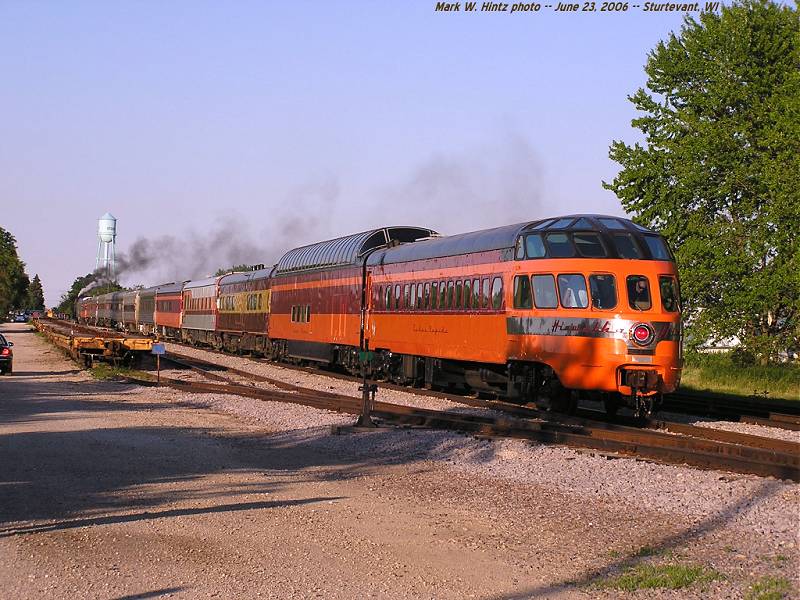 Cedar Rapids and 261's train on the wye