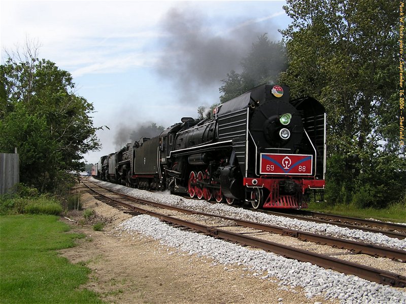 IAIS 6988 East at Sheffield, IL