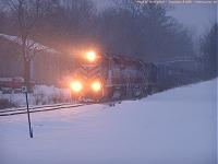 WSOR 4007 on JH08 in snowy Whitewater, WI