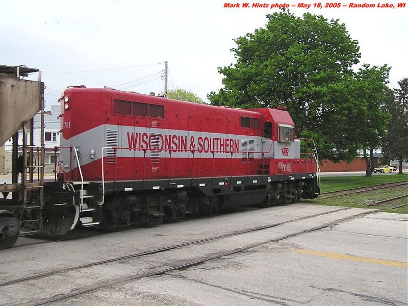 WSOR 701 crossing 1st St.