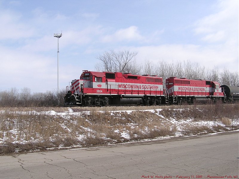 WSOR EMD GP38AC 3804