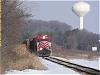 WSOR 3805 and the Germantown water tower