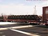 NREX flatcar 251 loaded with wheels