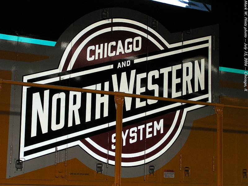 flash photo of C&NW logo