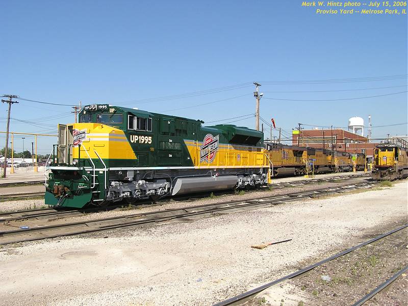 UP 1995 at the Proviso diesel house