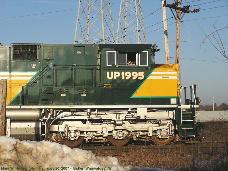 UP C&NW Heritage EMD SD70ACe 1995