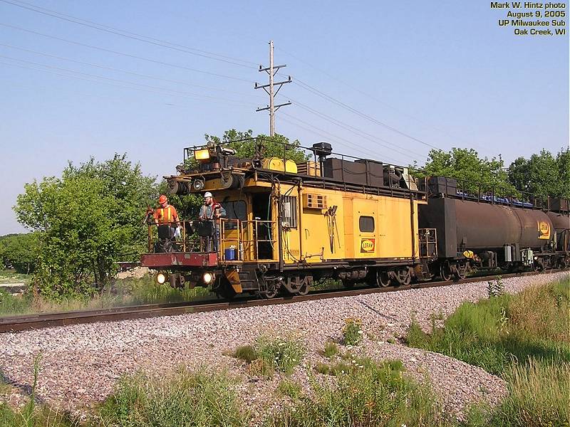 Loram Rail Grinder RG311 caboose