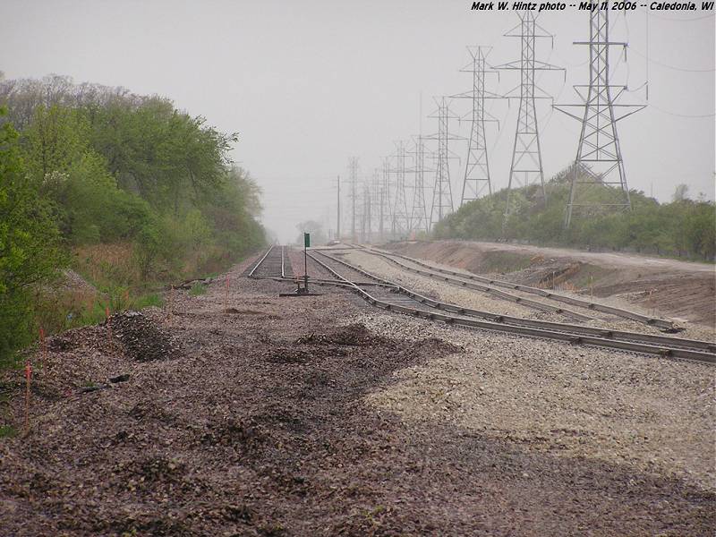 UP Kenosha Sub, looking north