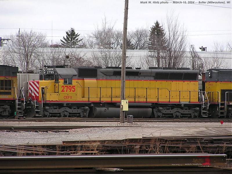 CEFX 2795 at UP Butler Yard