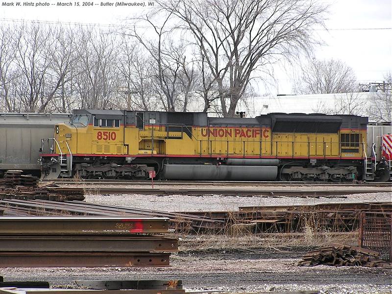 UP EMD SD90MAC-H 8510 at Butler